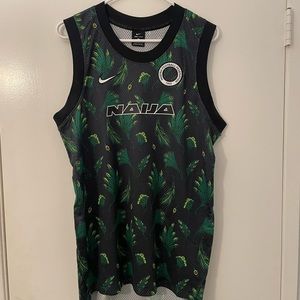 Nike Nigeria soccer jersey tank top worl cup limited size M